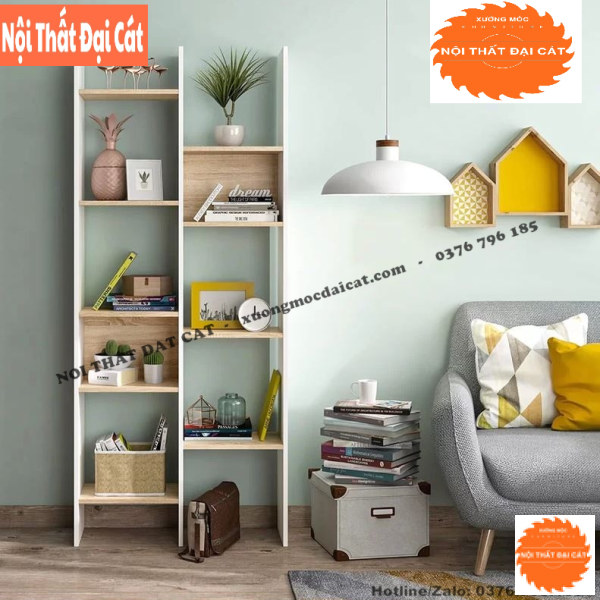 Kệ sách gỗ nhiều tầng KS143