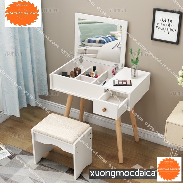 Bàn trang điểm kính lật BTĐ074