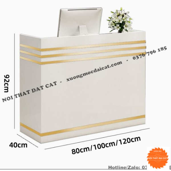 Quầy thu ngân đơn giản - tinh tế QTN043