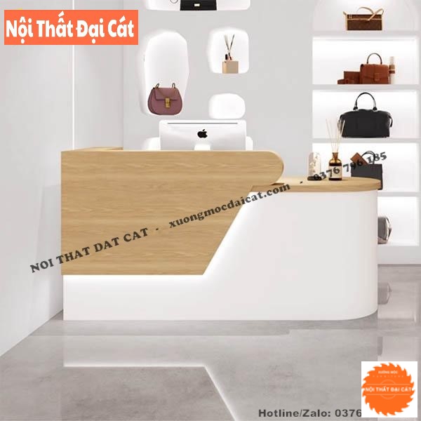 Quầy thu ngân gỗ MDF cao cấp QTN044