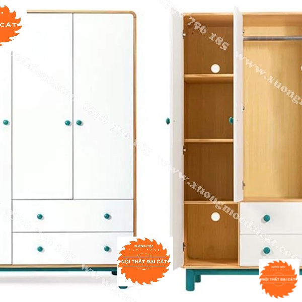 Tủ áo quần gỗ đẹp cho phòng ngủ TA206