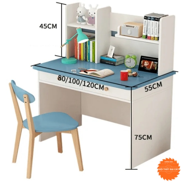 Bàn học gỗ MDF cho bé BH014