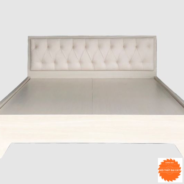 Giường ngủ gỗ trắng có chân G027