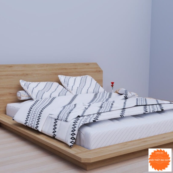Giường ngủ bệt gỗ công nghiệp G049