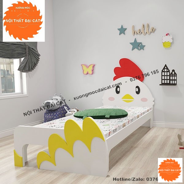 Giường cho bé hình chú gà MS0010