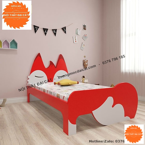 Giường trẻ em hình chú cáo MS0011