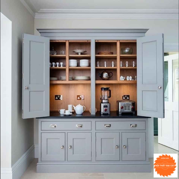 Tủ bếp nhỏ tân cổ điển TBN044