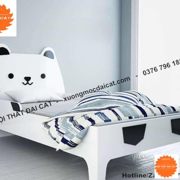 Giường cho bé hình gấu MS0012