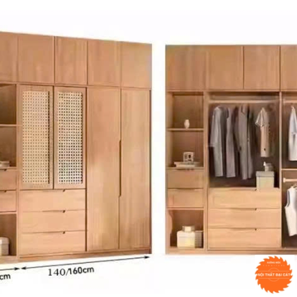 Tủ áo quần cánh mây TAM010