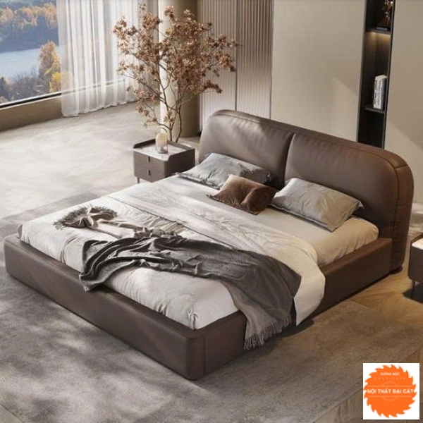 Giường bọc nệm cao cấp GBN025