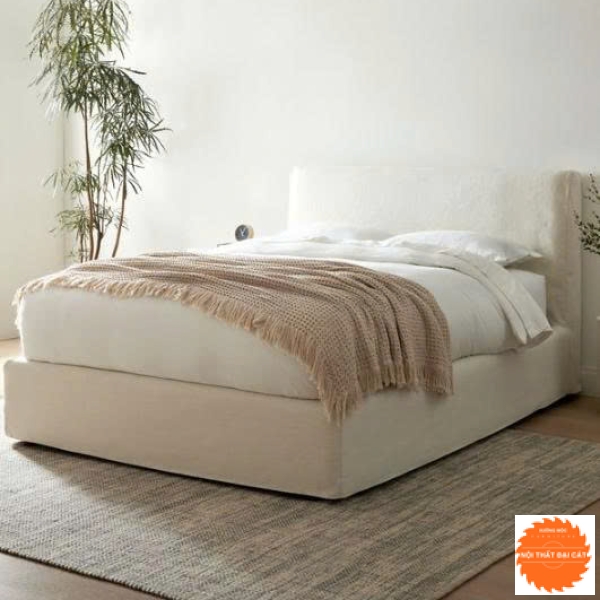 Giường bọc nệm cao cấp GBN030