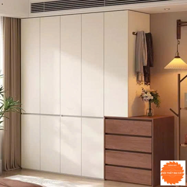 Tủ áo quần gỗ thiết kế đẹp TA491