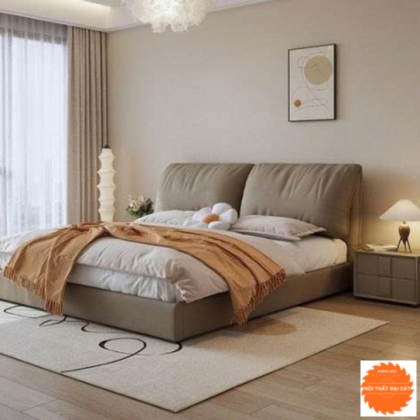 Giường bọc nệm cao cấp GBN019