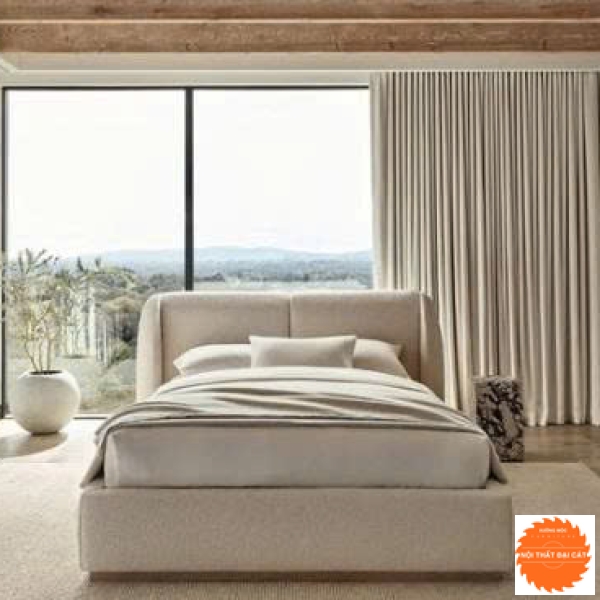 Giường bọc nệm cao cấp GBN020