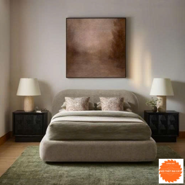 Giường bọc nệm cao cấp GBN022