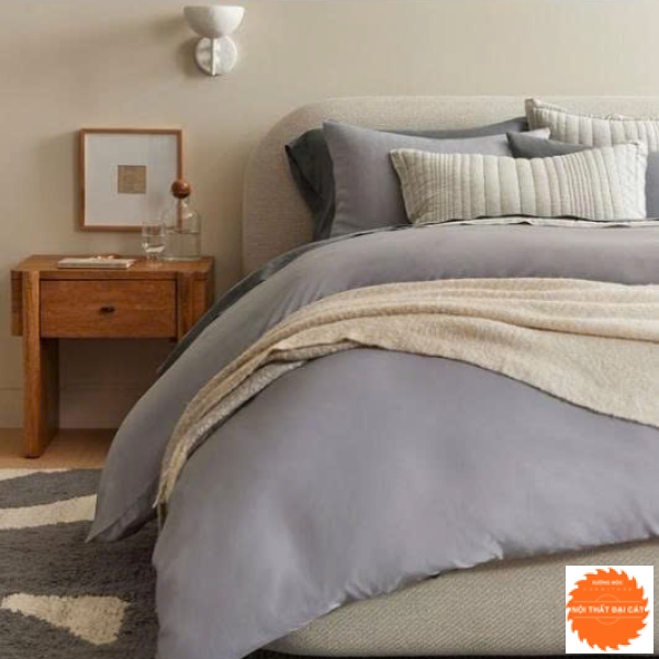 Giường bọc nệm cao cấp GBN022