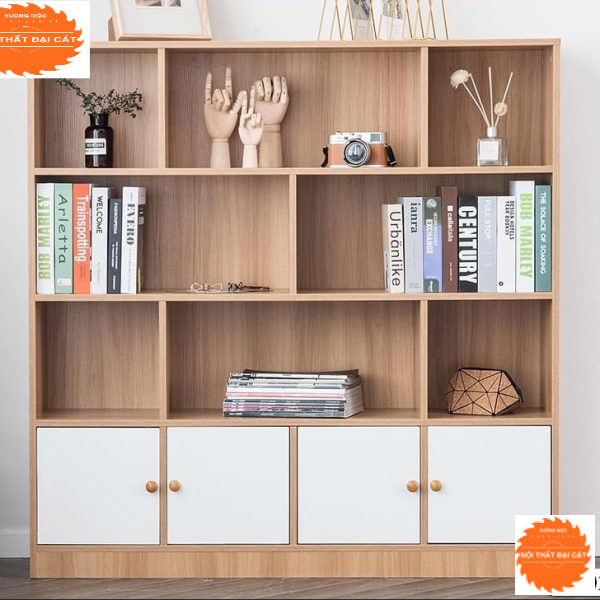 Kệ sách đẹp nhiều ngăn tiện dụng KS099