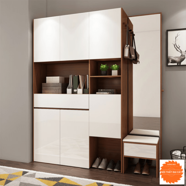 Tủ giày lớn thiết kế hiện đại TG086