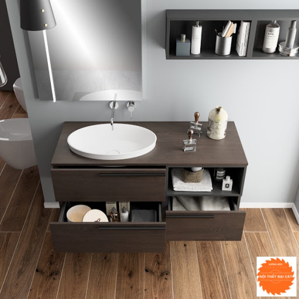 Tủ lavabo phòng wc hiện đại