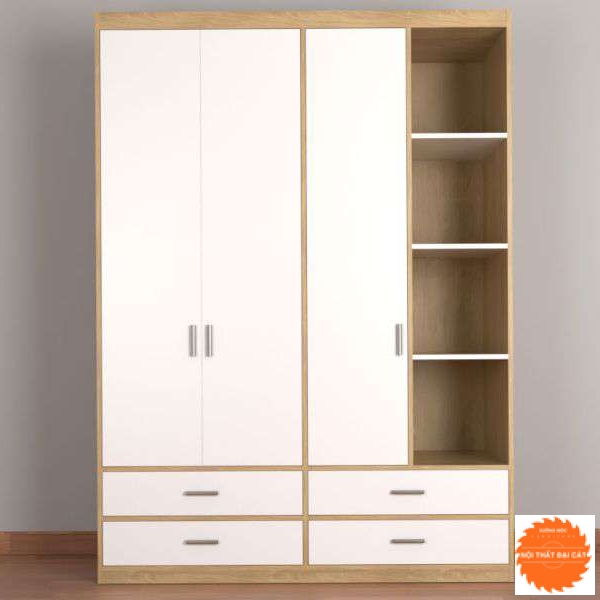 Tủ áo quần gỗ công nghiệp TA166