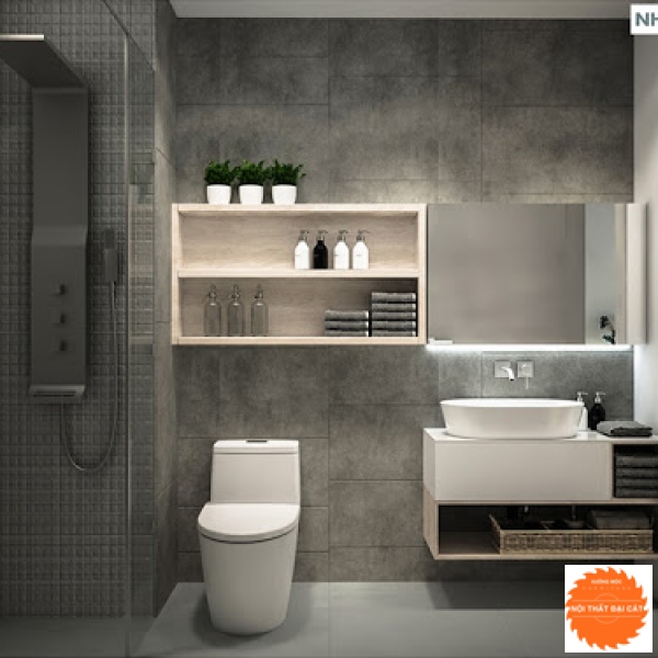 Tủ lavabo phòng WC MS015