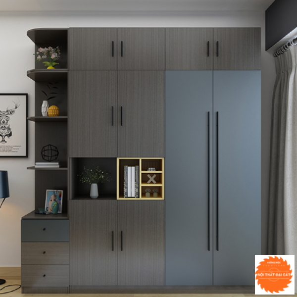 Tủ áo quần gỗ thiết kế hiện đại TA165