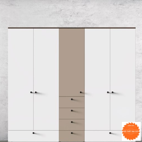 Tủ áo quần gỗ công nghiệp đa năng TA168