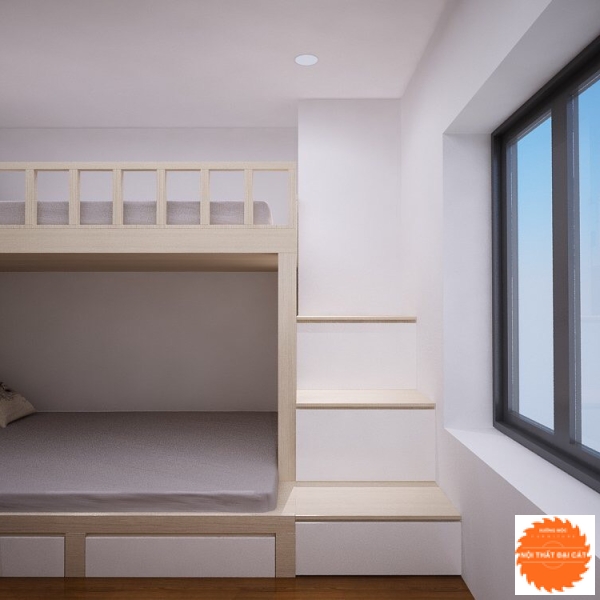 Giường tầng gỗ công nghiệp GT003
