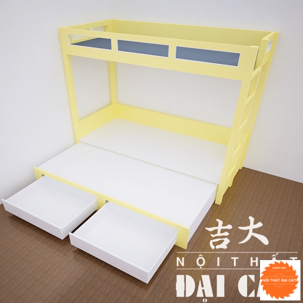 Giường tầng thông minh bằng gỗ GT006