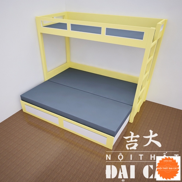 Giường tầng thông minh bằng gỗ GT006