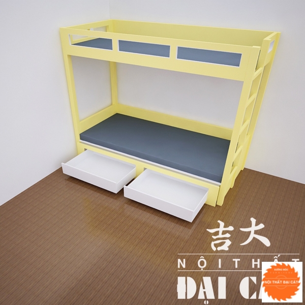 Giường tầng thông minh bằng gỗ GT006