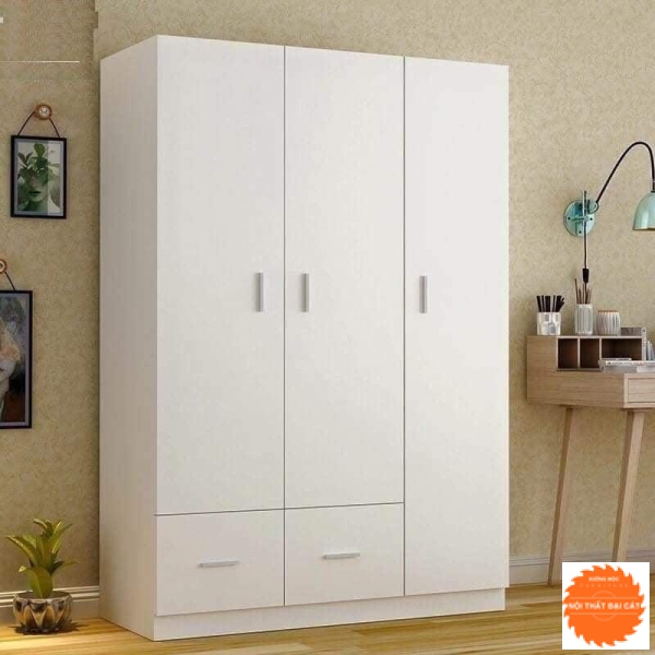 Tủ áo quần thiết kế 3 cánh 1m2 TA008