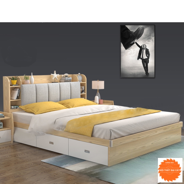 Giường ngủ kiểu dáng hiện đại G011