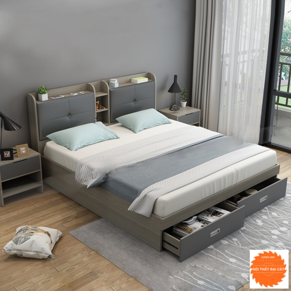 Giường ngủ thiết kế sang trọng G013