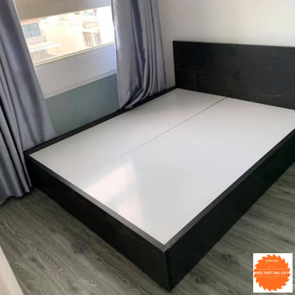 Giường ngủ màu tối cho phòng ngủ G015