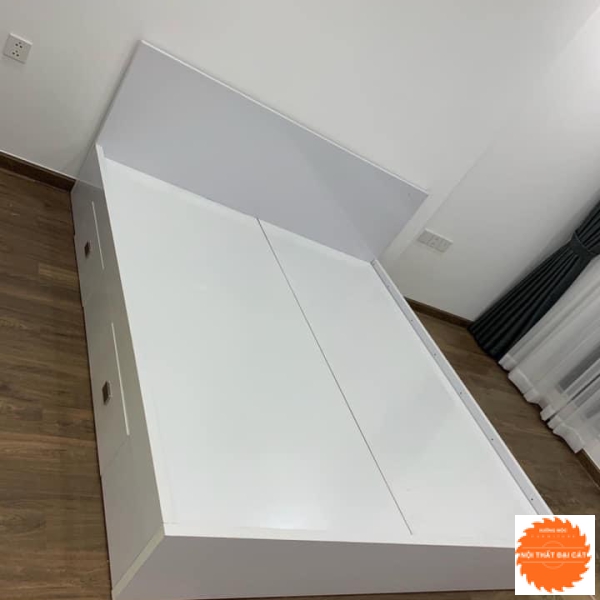 Giường ngủ 1m6 màu trắng G016