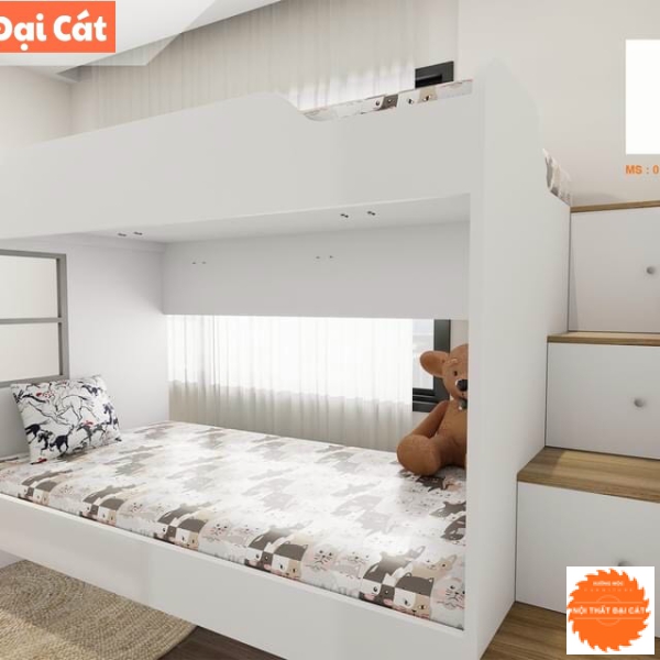 Giường tầng Tone Trắng GT007