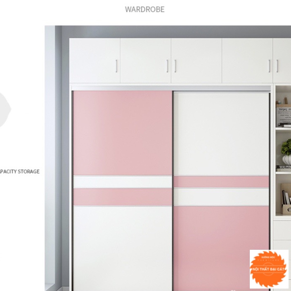 Tủ áo quần cửa lùa gỗ MDF TA030
