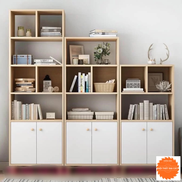 Kệ trang trí kết hợp kệ để sách KTT005