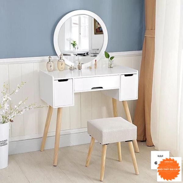 Bàn trang điểm gương tròn BTĐ018