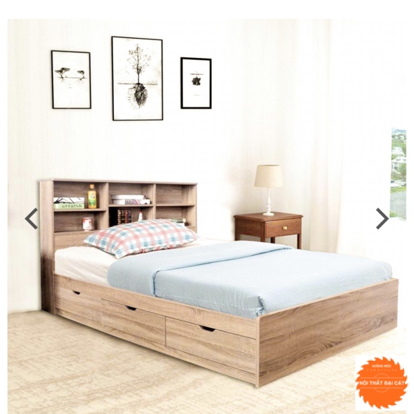 Giường gỗ công nghiệp cho phòng ngủ G023
