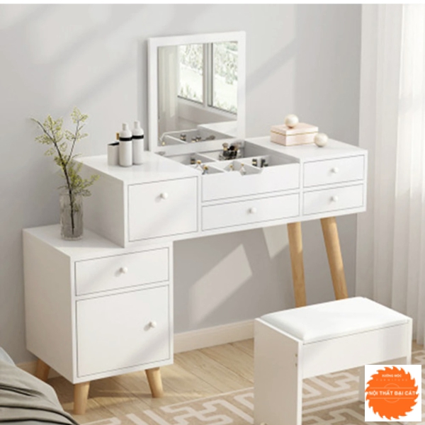 Bàn trang điểm  gu nhẹ nhàng, dễ thương BTĐ024