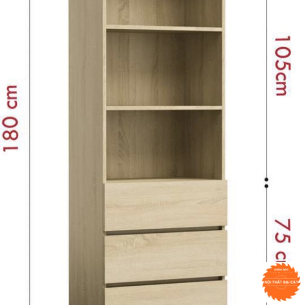 Kệ - tủ sách gỗ MDF KS013