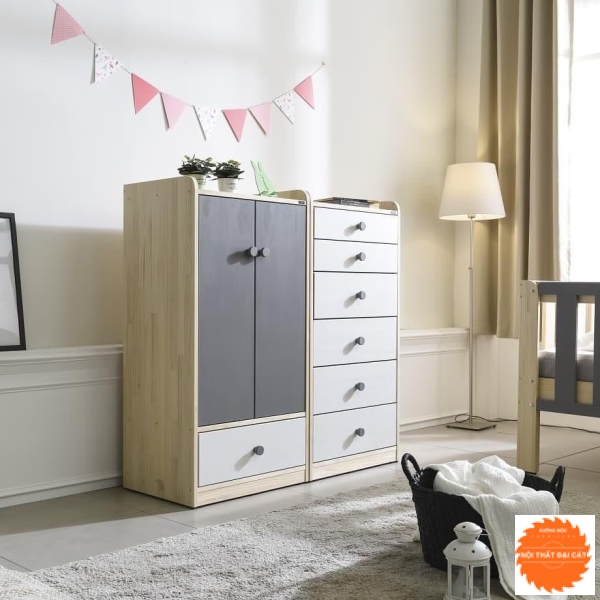 Tủ áo quần trẻ em MS027