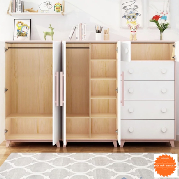 Tủ áo quần trẻ em MS023
