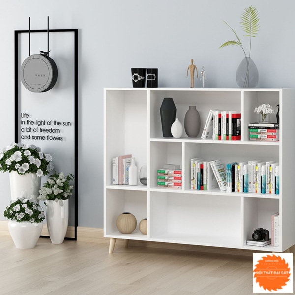 Kệ để sách bằng gỗ công nghiệp KS035