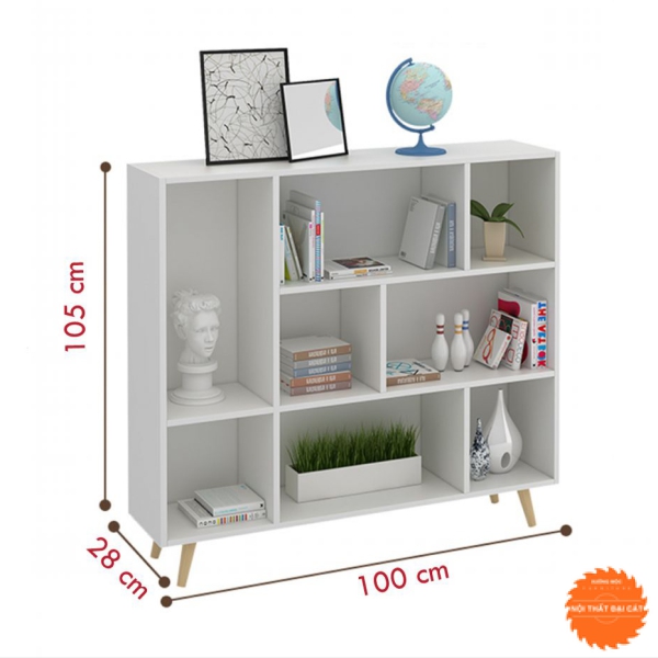 Kệ để sách bằng gỗ công nghiệp KS035