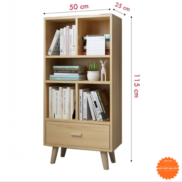 Kệ sách nhỏ gọn cạnh bàn làm việc KS036