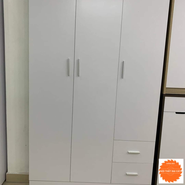 Tủ áo quần gỗ cho phòng ngủ 1m2 TA046