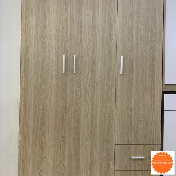 Tủ áo quần gỗ cho phòng ngủ 1m2 TA046